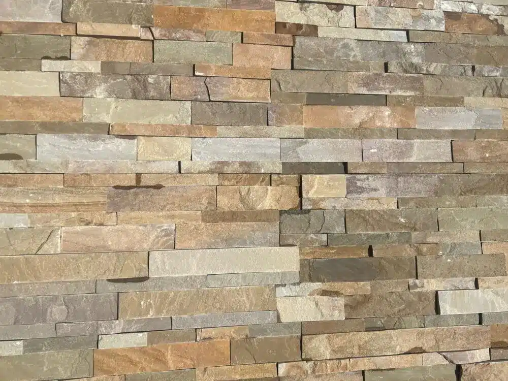 Garda Buff Sandstone wall cladding 100x100mm sample