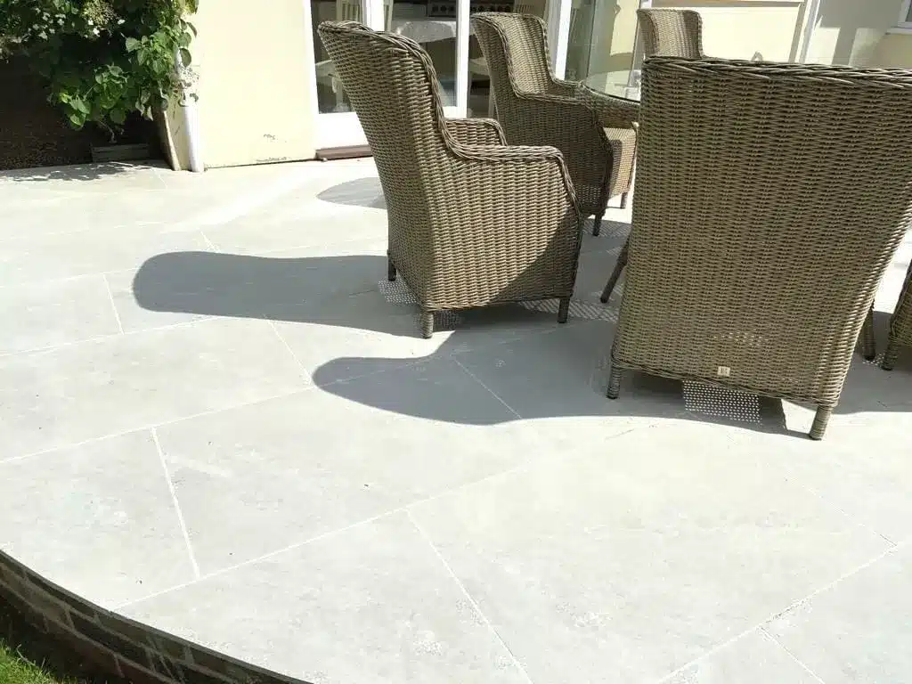 Himalayan White Outdoor Porcelain Paving Tiles 600mm x 900mm x 20mm
