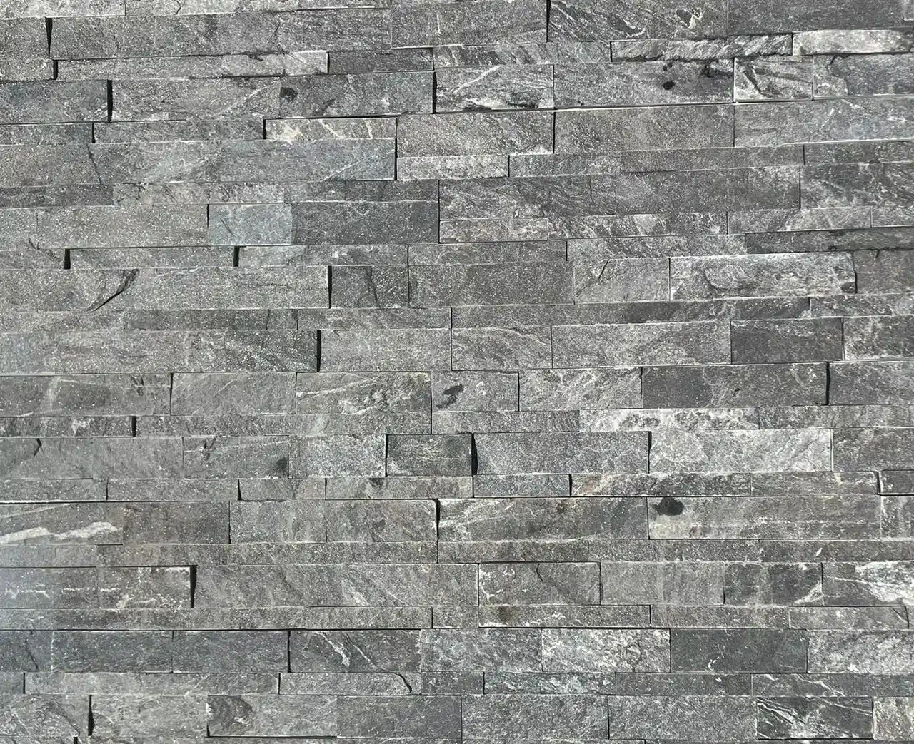 Monsoon Black stone cladding 100x100mm sample piece