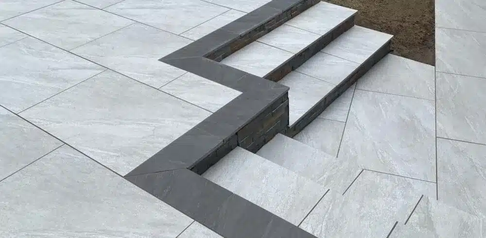 Black Anthracite Outdoor Porcelain Planks 900mm x 200mm