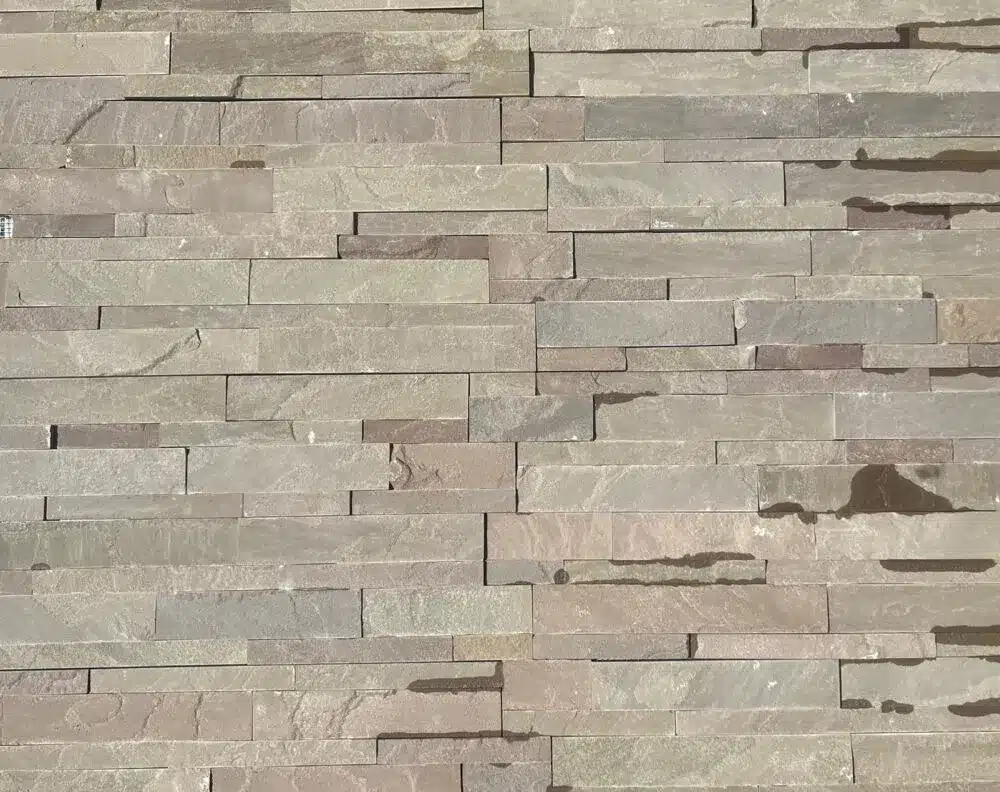Raj Green Sandstone wall cladding 100x100mm sample