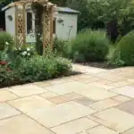 Fossil Mint Indian Sandstone Paving - 22mm Calibrated - Mixed Sizes