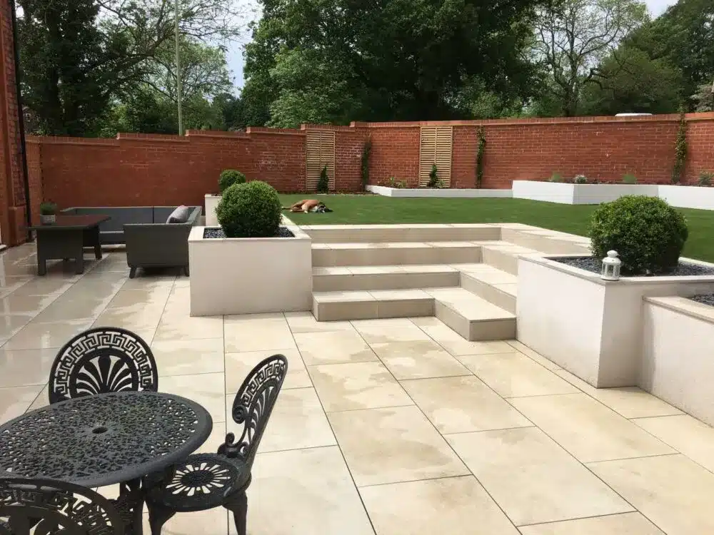 HS Beige Outdoor Porcelain Paving Tiles 600mm x 900mm x 20mm