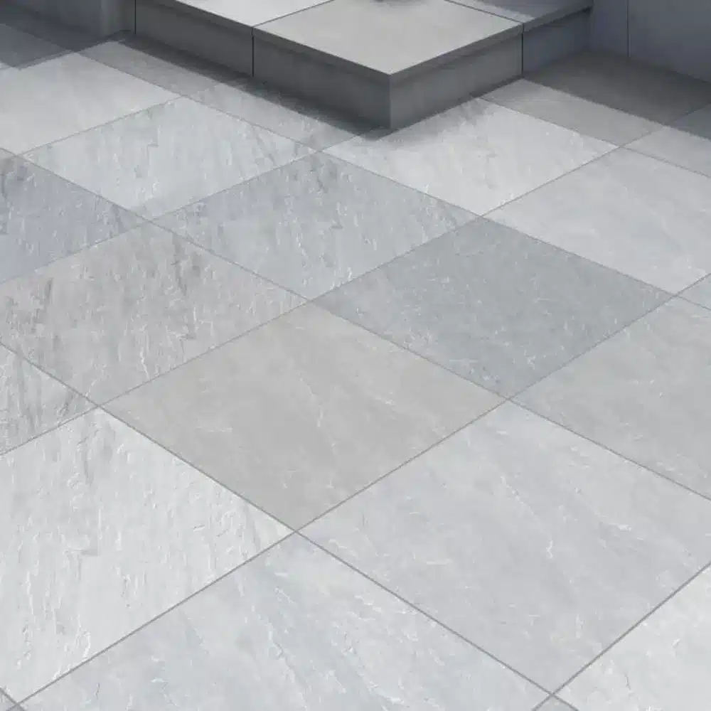 Kandla Grey Outdoor Porcelain Paving Tiles 600mm x 600mm x 20mm