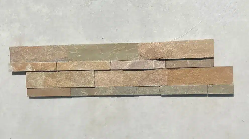 Garda Buff Sandstone wall cladding 100x100mm sample
