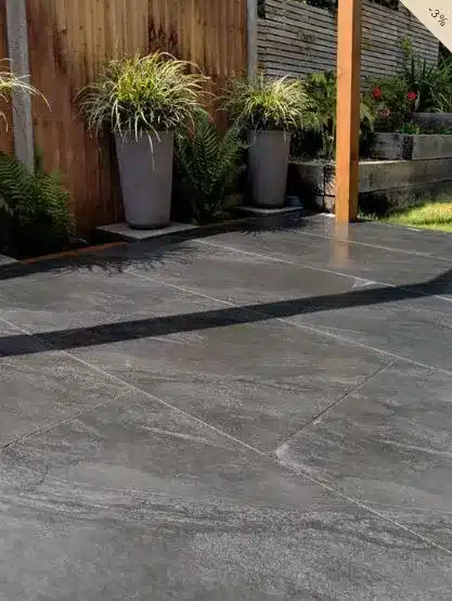 County Black Anthracite Outdoor Porcelain Paving Tiles – 1200mm x 600mm x 20mm