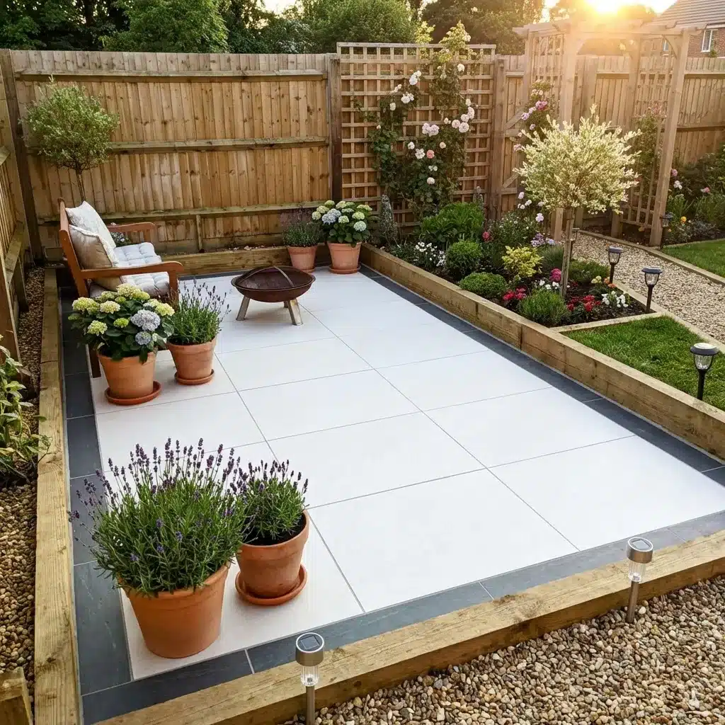 County Ivory Outdoor Porcelain Paving Tiles 600mm x 900mm