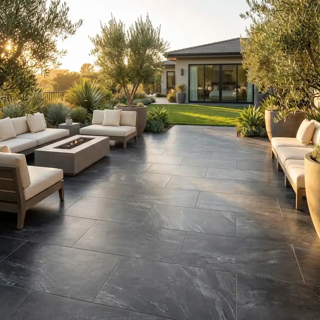 Earthcore Black Outdoor Porcelain Paving 600mm x 900mm x 20mm