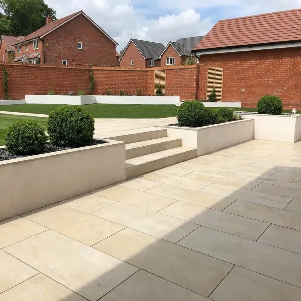 HS Beige Outdoor Porcelain Paving Tiles 600mm x 900mm x 20mm
