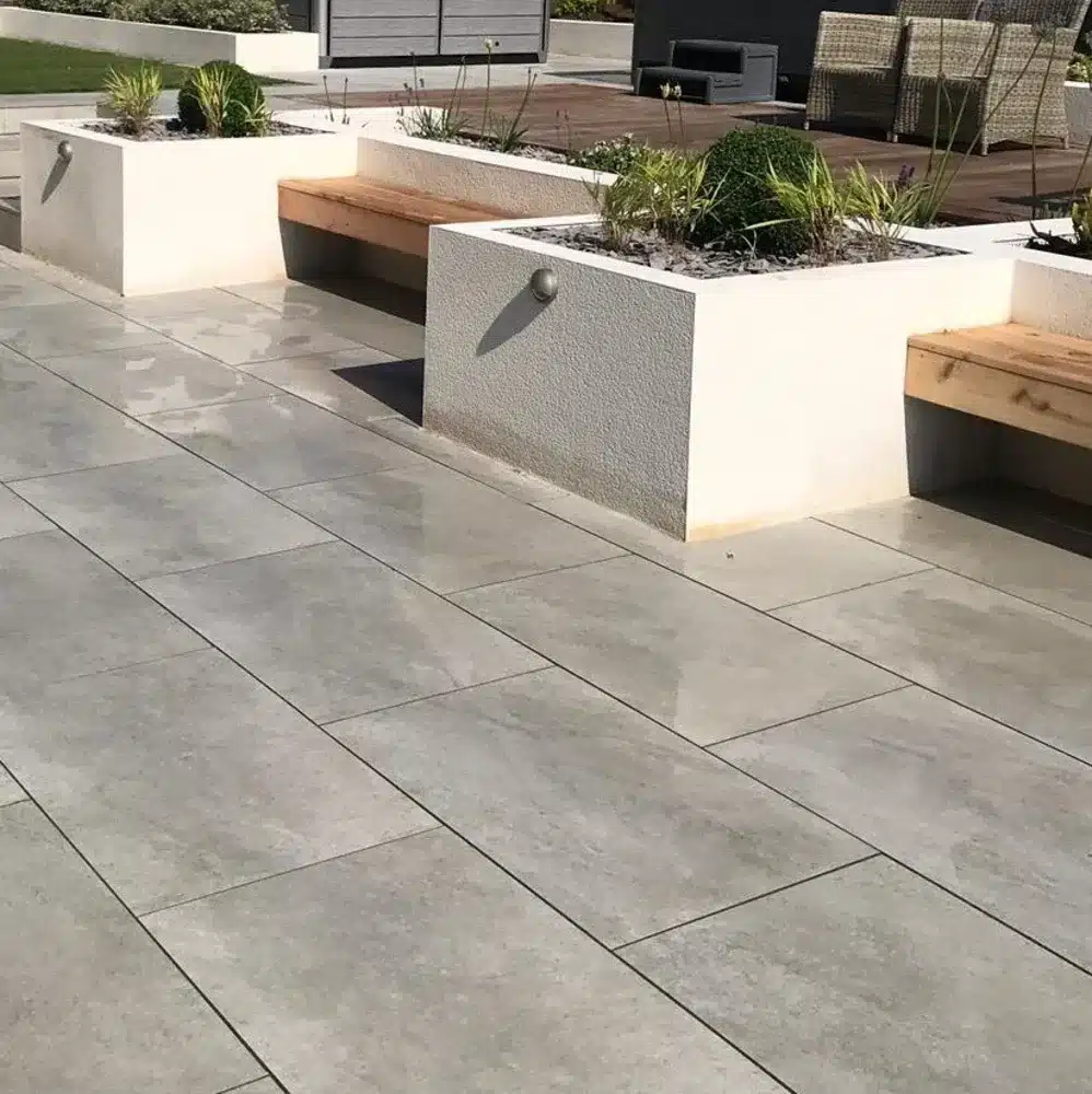 HS Grey Outdoor Porcelain Paving Tiles 600mm x 900mm x 20mm