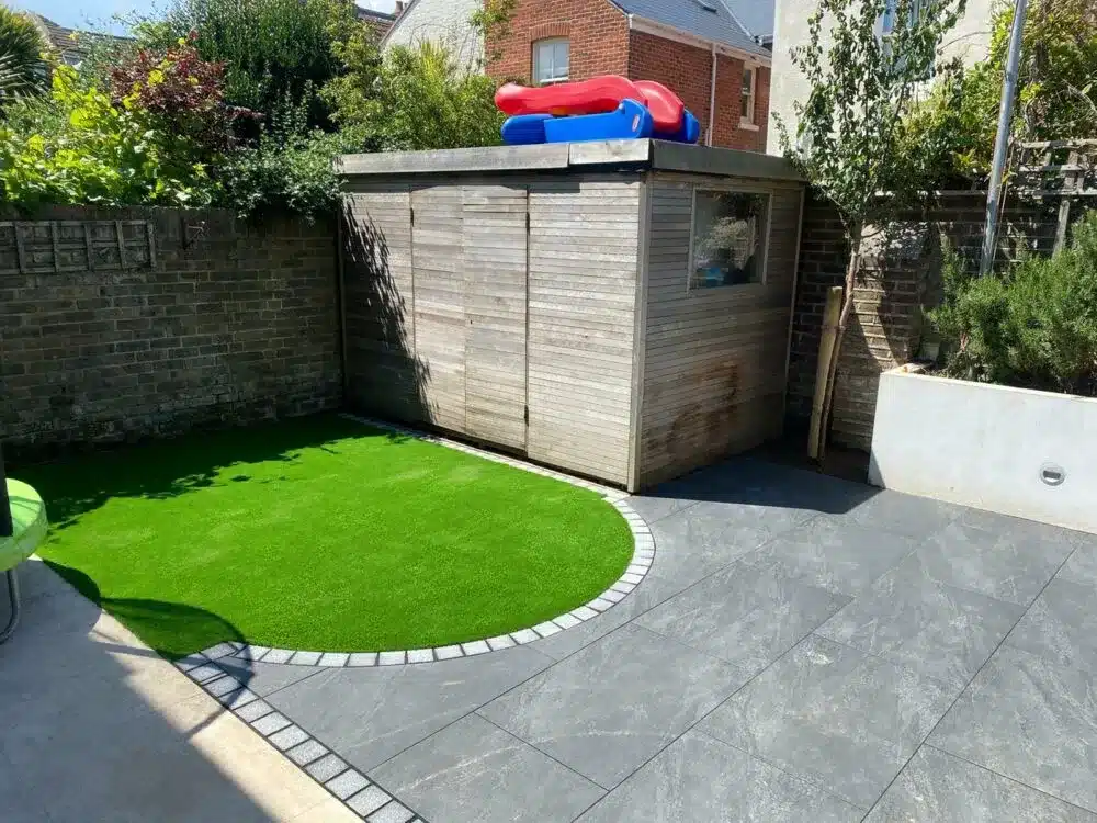 County Black Anthracite Outdoor Porcelain Paving Tiles 600mm x 600mm x 20mm
