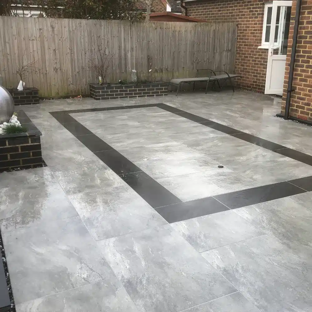 Earthcore Grey Outdoor Porcelain Paving Tiles 600mm x 900mm x 20mm