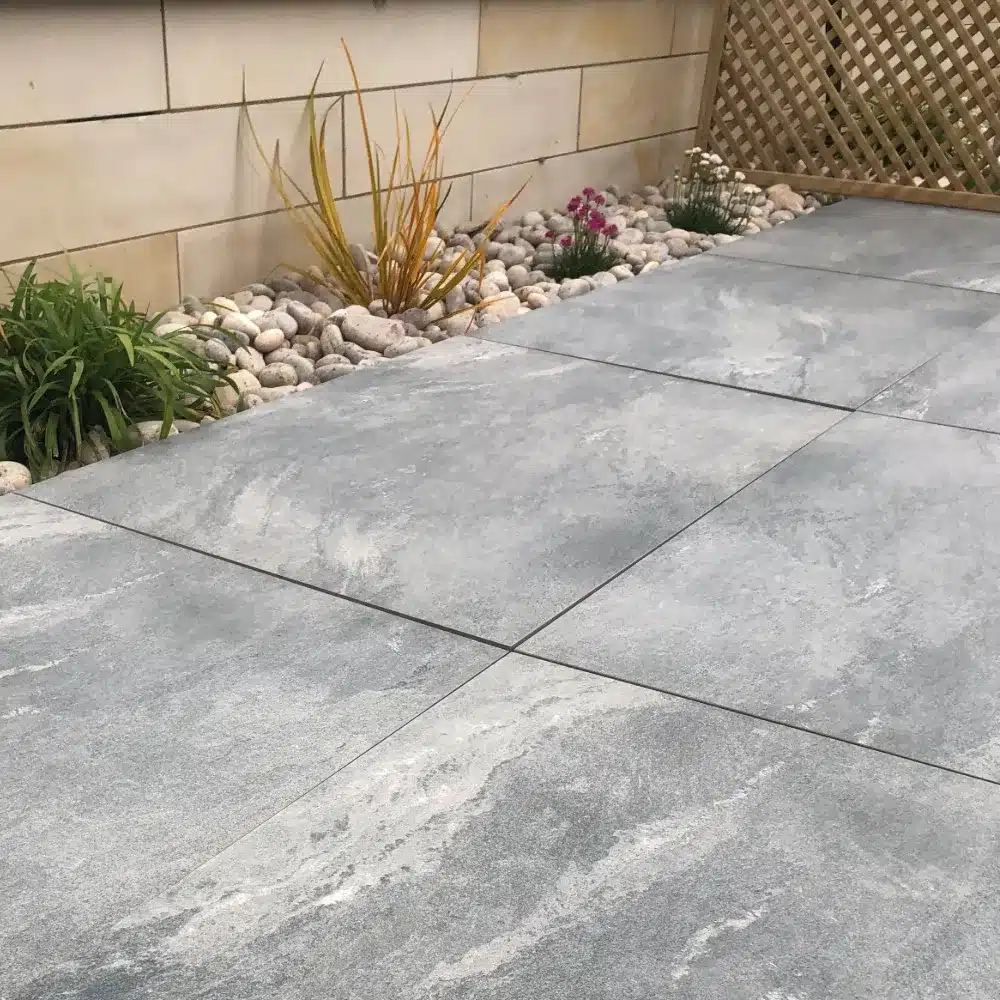 Earthcore Grey Outdoor Porcelain Paving Tiles 1200mm x 600mm x 20mm