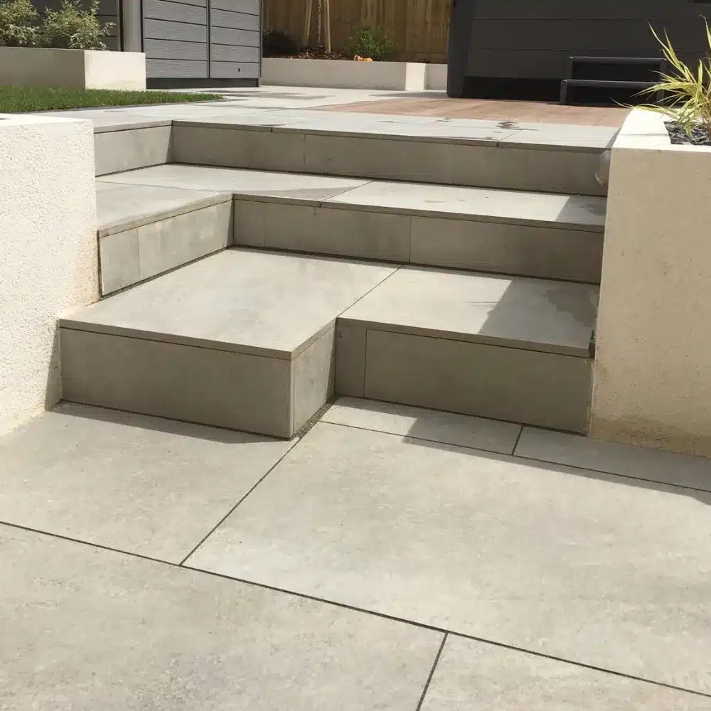 HS Grey Outdoor Porcelain Paving Tiles 600mm x 600mm x 20mm