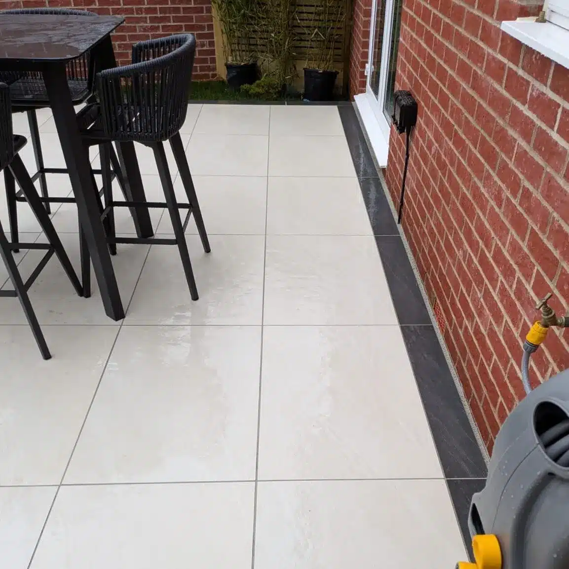 County Ivory Outdoor Porcelain Paving Tiles 600mm x 900mm