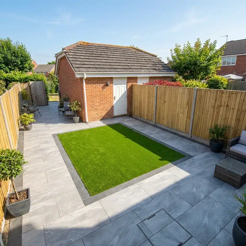Earthcore Grey Outdoor Porcelain Paving Tiles 600mm x 900mm x 20mm