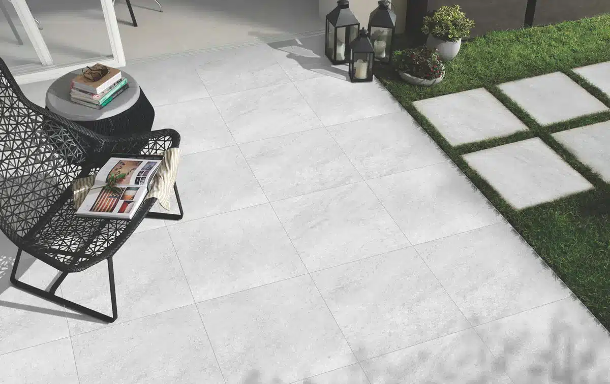 HS Grey Outdoor Porcelain Paving Tiles 600mm x 600mm x 20mm