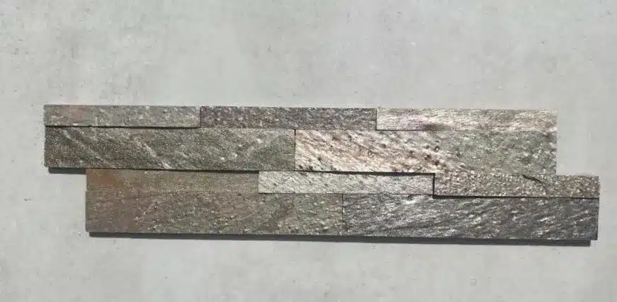 Golden Slate stone wall cladding 100x100mm sample