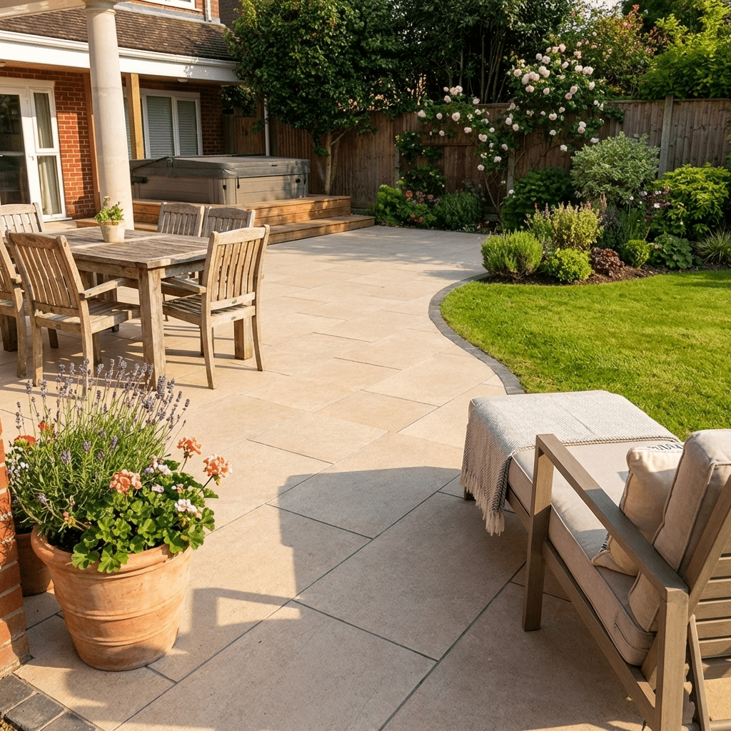 Sinai Beige Porcelain Paving Tiles 600mm x 900mm