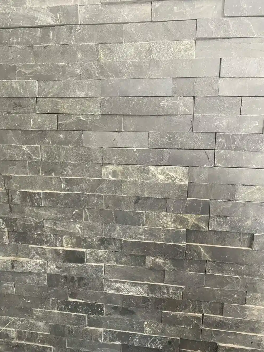 Jak Black Slate wall cladding 100x100mm sample piece