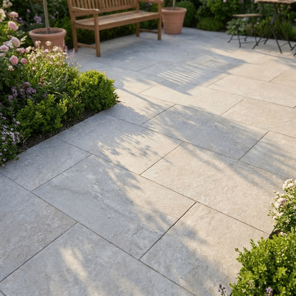 vintage peral porcelain paving tile 600x 900