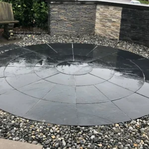 Black limestone circle 2