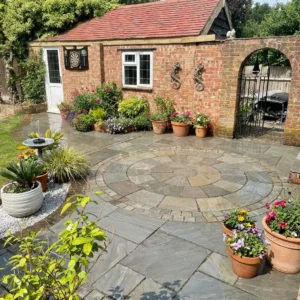 Kandla Grey Sandstone 2.4 Meter Circle – 22mm Calibrated